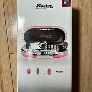 Master lock Safe Space Pink Portable Lock Box